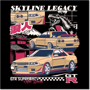Nissan Skyline Gtr R28 Posters and Art Prints for Sale